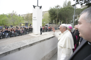 1-Pastoralbesuch in der römischen Pfarrei "San Paolo della Croce"