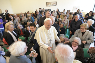 18-Pastoralbesuch in der römischen Pfarrei "San Paolo della Croce"