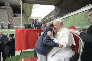 10-Pastoralbesuch in der römischen Pfarrei "San Paolo della Croce"