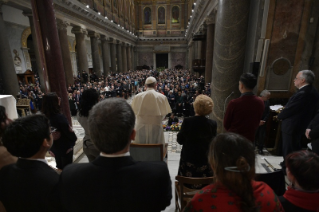 9-Meeting with the St Egidio Community to mark the 50th Anniversary of its foundation