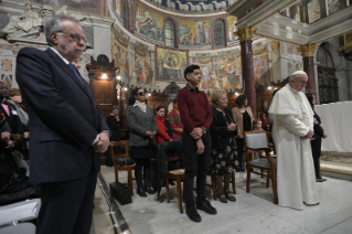 14-Encuentro con la Comunidad de San Egido con motivo del 50 aniversario de su fundación