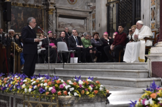 31-Encuentro con la Comunidad de San Egido con motivo del 50 aniversario de su fundación