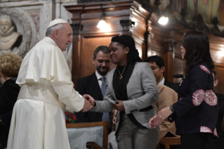 26-Encuentro con la Comunidad de San Egido con motivo del 50 aniversario de su fundación