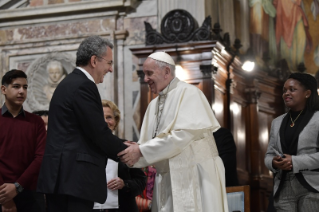 25-Encuentro con la Comunidad de San Egido con motivo del 50 aniversario de su fundación