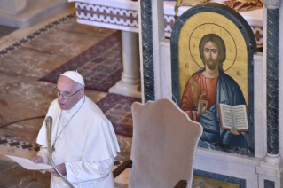 2-Visite du Saint-Père à la basilique Sainte-Sophie de Rome et rencontre avec la communauté grecque-catholique ukrainienne