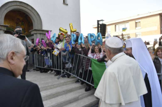 31-Besuch der Basilika Santa Sofia in Rom und Begegnung mit der ukrainischen griechisch-katholischen Gemeinde 
