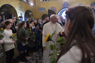 12-Besuch der Basilika Santa Sofia in Rom und Begegnung mit der ukrainischen griechisch-katholischen Gemeinde 