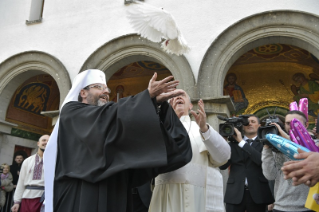 7-Visite du Saint-Père à la basilique Sainte-Sophie de Rome et rencontre avec la communauté grecque-catholique ukrainienne