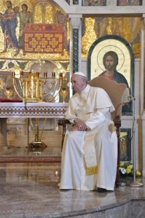 11-Besuch der Basilika Santa Sofia in Rom und Begegnung mit der ukrainischen griechisch-katholischen Gemeinde 