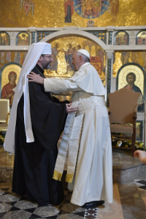 8-Visite du Saint-Père à la basilique Sainte-Sophie de Rome et rencontre avec la communauté grecque-catholique ukrainienne