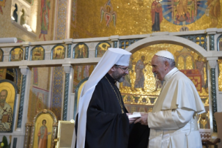 14-Visite du Saint-Père à la basilique Sainte-Sophie de Rome et rencontre avec la communauté grecque-catholique ukrainienne