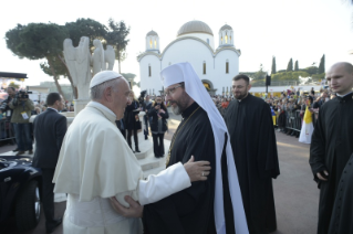 13-Visite du Saint-Père à la basilique Sainte-Sophie de Rome et rencontre avec la communauté grecque-catholique ukrainienne
