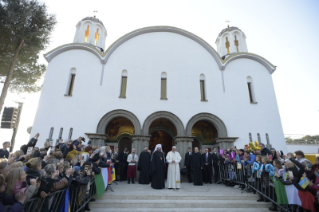 16-Visite du Saint-Père à la basilique Sainte-Sophie de Rome et rencontre avec la communauté grecque-catholique ukrainienne