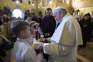 26-Besuch der Basilika Santa Sofia in Rom und Begegnung mit der ukrainischen griechisch-katholischen Gemeinde 