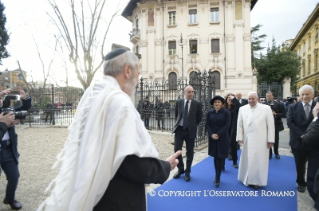 2-Besuch in der Synagoge von Rom