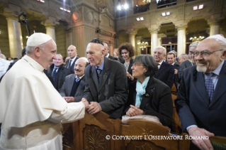 8-Besuch in der Synagoge von Rom