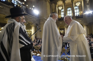 21-Besuch in der Synagoge von Rom