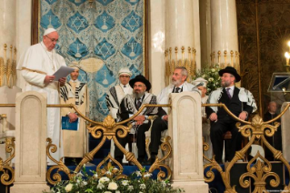 27-Besuch in der Synagoge von Rom