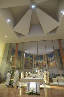 50-Pastoralbesuch in der römischen Pfarrei "SS. Sacramento a Tor de' Schiavi"