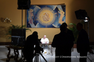 0-Diálogo do Santo Padre com os astronautas a bordo da Estação Espacial Internacional