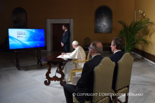 3-Diálogo do Santo Padre com os astronautas a bordo da Estação Espacial Internacional