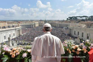 6-رسالة البابا فرنسيس إلى مدينة روما والعالم بمناسبة عيد الفصح 2017