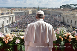3-رسالة البابا فرنسيس إلى مدينة روما والعالم بمناسبة عيد الفصح 2017