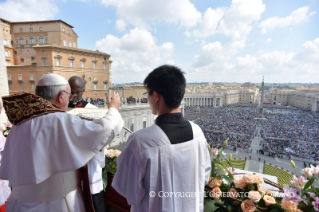 7-رسالة البابا فرنسيس إلى مدينة روما والعالم بمناسبة عيد الفصح 2017
