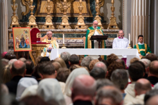 24-Vesperfeier mit dem Erzbischof von Canterbury zum Gedenken des 50. Jahrestags der Begegnung zwischen Papst Paul VI. und Erzbischof Michael Ramsey