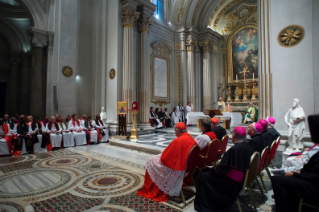 28-Vesperfeier mit dem Erzbischof von Canterbury zum Gedenken des 50. Jahrestags der Begegnung zwischen Papst Paul VI. und Erzbischof Michael Ramsey