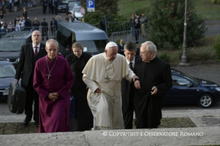 5-Celebração das Vésperas com o Arcebispo de Canterbury, em comemoração pelo 50º aniversário do encontro entre Paulo VI e o Arcebispo Michael Ramsey 