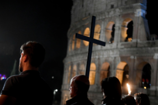 21-Way of the Cross at the Colosseum - Good Friday