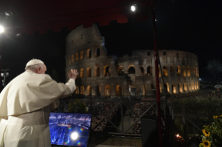 5-Way of the Cross at the Colosseum presided over by the Holy Father - Good Friday