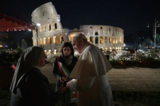 2-Way of the Cross at the Colosseum presided over by the Holy Father - Good Friday