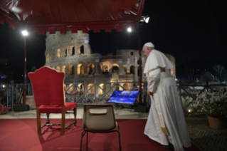 4-Via-Sacra presidida pelo Santo Padre no Coliseu de Roma - Sexta-feira Santa 