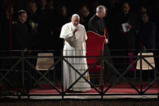 13-Way of the Cross at the Colosseum presided over by the Holy Father - Good Friday