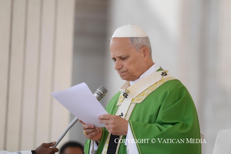 León XIV se refirió al Perú en el rezo del Ángelus