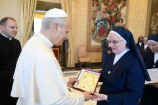 1-To the Participants in the General Chapters of four Institutes: Missionary Daughters of the Holy Family of Nazareth, Daughters of Nazareth Institute, Apostles of the Holy Family Institute, Sisters of Charity of Saint Mary (also called “of Good Counsel”)