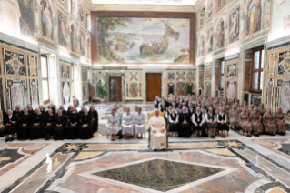 14-To Participants in the General Chapters of the Daughters of Divine Charity, of the Sisters of the Order of Saint Basil the Great, of the Augustinian Sisters of Amparo and of the Franciscan Sisters of the Sacred Heart