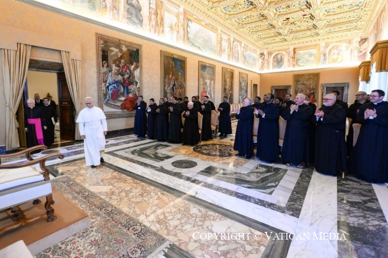 1-Audience with participants in the General Chapter of Vallombrosians