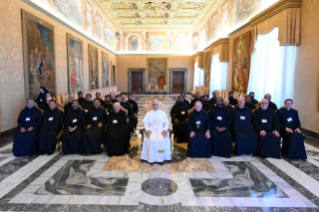5-Audience with participants in the General Chapter of the Congregation of Vallombrosa of the Order of Saint Benedict