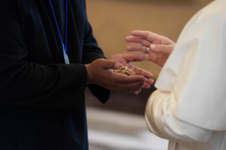 3-Audience with participants in the General Chapter of the Congregation of Vallombrosa of the Order of Saint Benedict