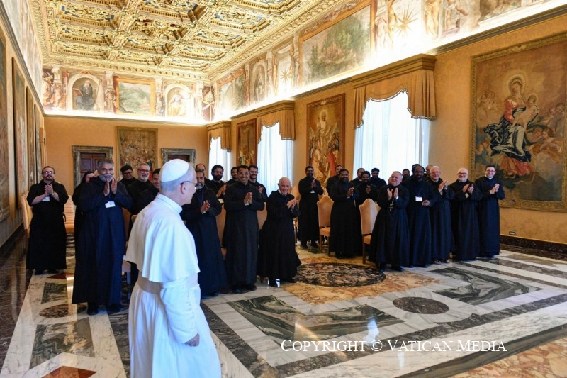 0-Audience with participants in the General Chapter of Vallombrosians