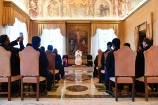 8-Audience with participants in the General Chapter of the Congregation of Vallombrosa of the Order of Saint Benedict