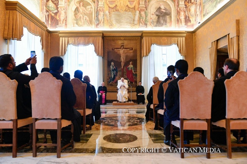 8-Audience with participants in the General Chapter of Vallombrosians