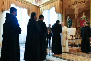 9-Audience with participants in the General Chapter of the Congregation of Vallombrosa of the Order of Saint Benedict