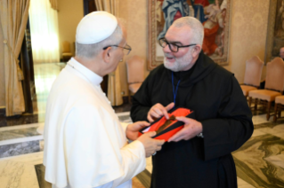 6-Audience with participants in the General Chapter of the Congregation of Vallombrosa of the Order of Saint Benedict