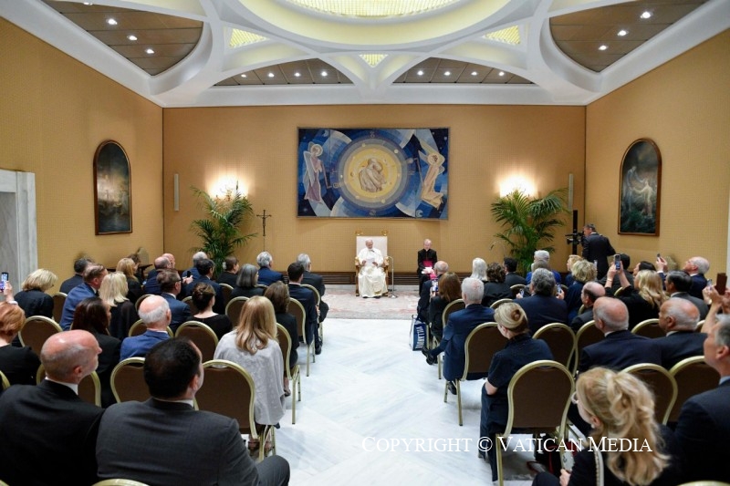 El Papa a la fundación nacional Italo-Americana