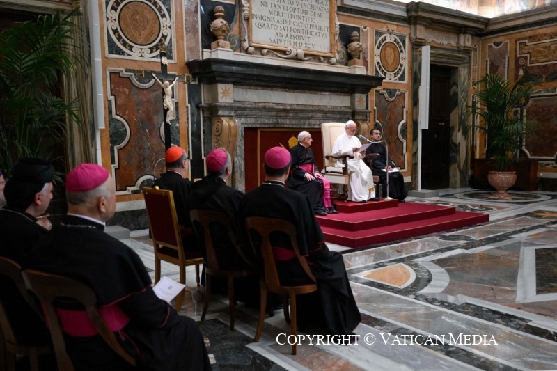 Audiencia del Papa a Roaco