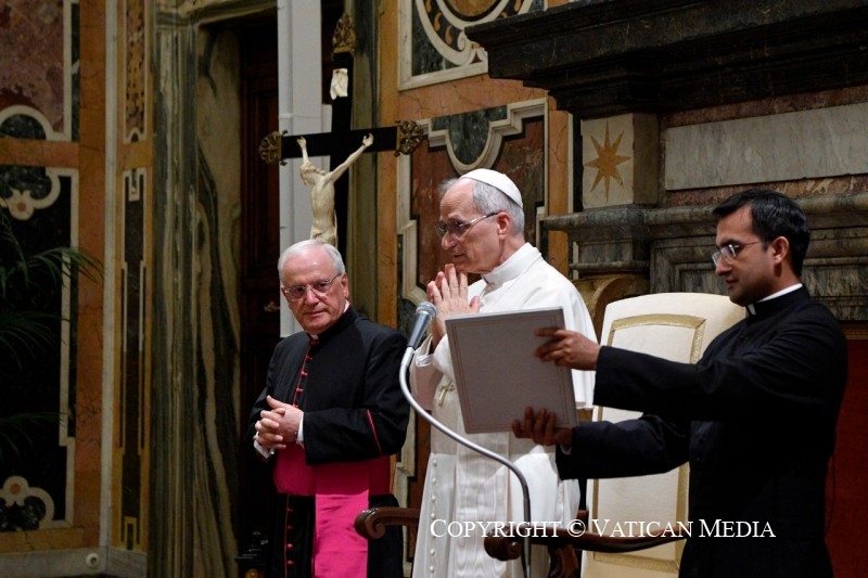 El Papa, con la Secretaría de Estado